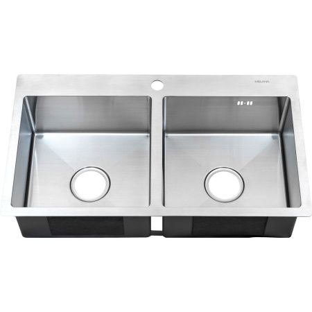 Кухонная мойка Melana ProfLine MLN-RS8045H 80х45 цвет серый поверхность матовая