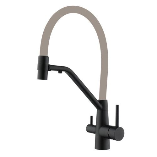 Смеситель для кухни Fmark FS1462-H12 на мойку черный - фото 2