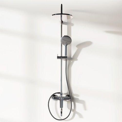 Душевая стойка Damixa Jupiter 977740000 настенная цвет хром - фото 3