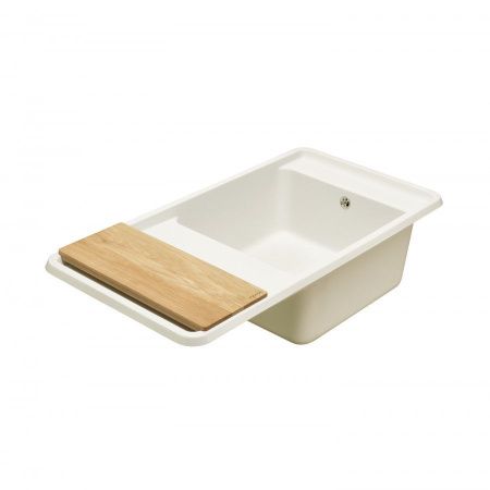 Кухонная мойка Aquaton Беллис 1A725132BS240 95х50 цвет белый