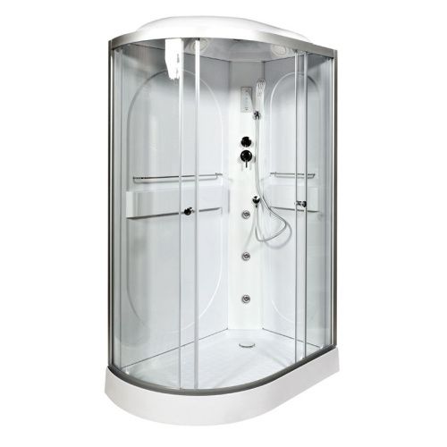 Душевая кабина AvaCan L602RGM+EL 120х80 асимметричная с крышей ориентация правая - фото 2