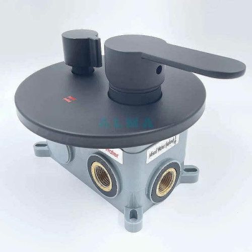 Душевая система ALMAes Marita TVZ-8833 встраиваемая в стену цвет черный - фото 5