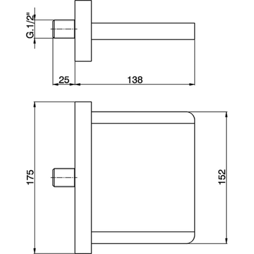 Излив Cisal ZA00219021 хром - фото 2