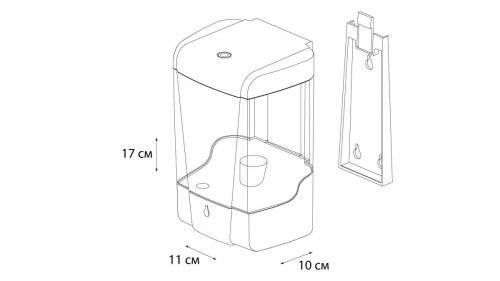 Дозатор жидкого мыла Fixsen Hotel FX-31012G - фото 3
