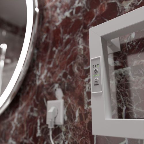 Полотенцесушитель электрический Altasan ШалимарПроф ШалимарПроф8050БМ 50х85 белый - фото 5