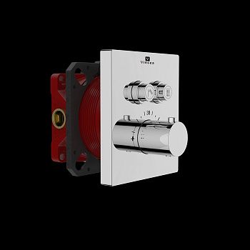 Смеситель для душа Vincea VSCV-321TCH встраиваемый в стену хром с термостатом