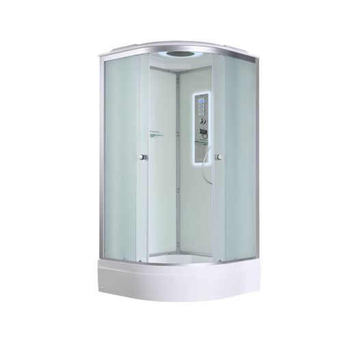 Душевая кабина AvaCan D D3090LED 90х90 четверть круга с крышей ориентация универсальная