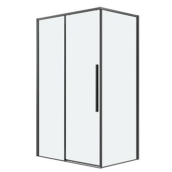 Душевой уголок Grossman Galaxy 120.K33.01.1490.42.00 140х90 стекло прозрачное профиль графит без поддона