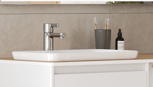 Раковина из сантехнического фаянса Velvex E408D 50х30 полувстраиваемая цвет белый без отверстий под смеситель - фото 4