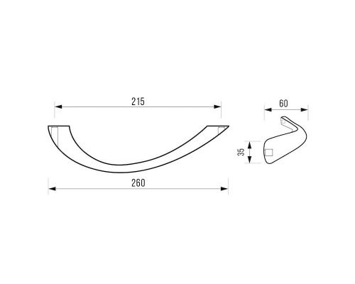 Ручки для чугунных ванн Vinsent Veron VH008CH - фото 2
