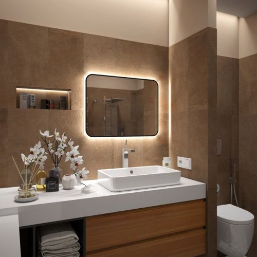 Зеркало с подсветкой Maretti Florenza FL148060P14EL 80х60 подвесное - фото 5