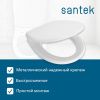 Крышка сиденье для унитаза Santek Бореаль 1WH302050