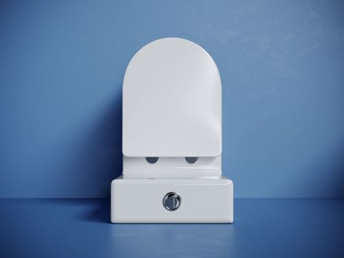 Унитаз напольный с бачком Ceramica Nova METROPOL CN4001T белый с сиденьем микролифт безободковый смыв торнадо - фото 4