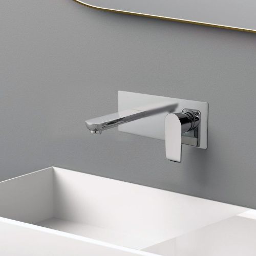 Смеситель для раковины Vincea Esse VBFW-1E1CH встраиваемый в стену хром