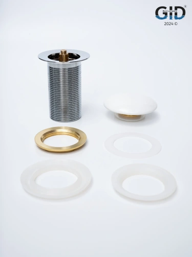 Донный клапан Gid Minucia 71101K белый - фото 5