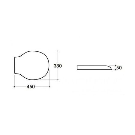 Крышка сиденье для унитаза Globo Paestum PA029BRbi/br
