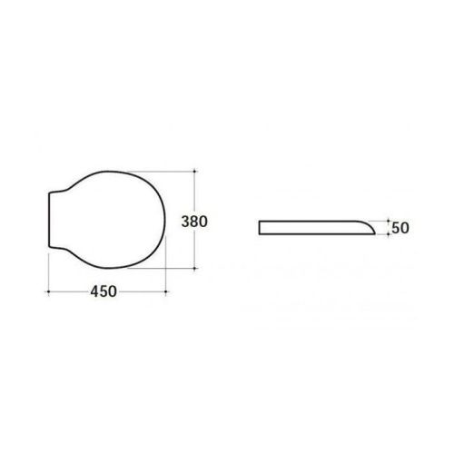 Крышка сиденье для унитаза Globo Paestum PA029BRbi/br - фото 2