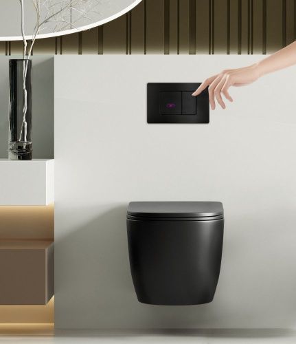 Клавиша смыва сенсорная Abber AC0122SMB цвет черный - фото 2