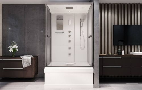 Душевая кабина AvaCan V1245 120х90 прямоугольная с крышей ориентация универсальная - фото 3