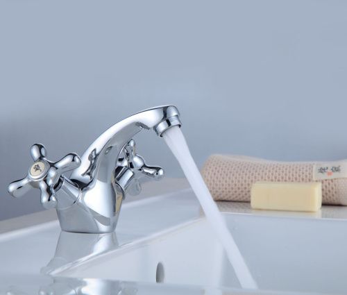 Смеситель Rossinka H H02-61R на раковину хром - фото 2