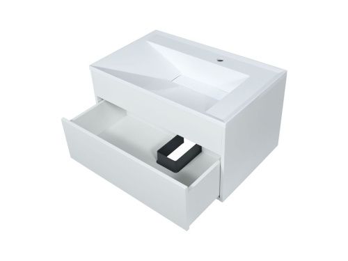 Тумба с раковиной Uperwood Lotus Premium 39340207460 80х50 цвет белый - фото 3