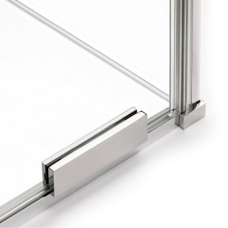 Душевая шторка на ванну New Trendy SMART EXK-4095 90х150 стекло прозрачное профиль хром ориентация универсальная