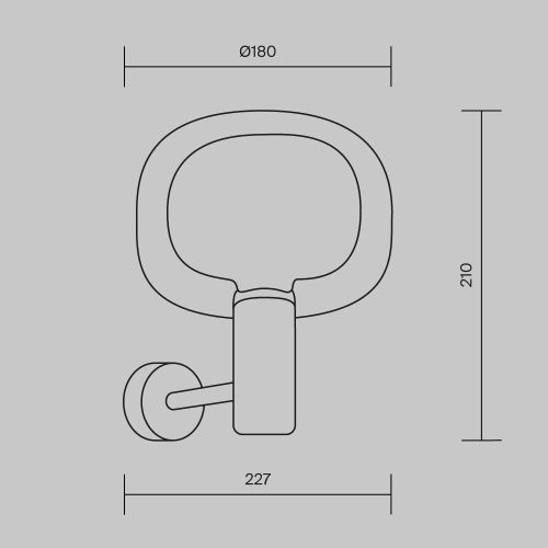 Бра Maytoni Vision MOD411WL-01G - фото 5