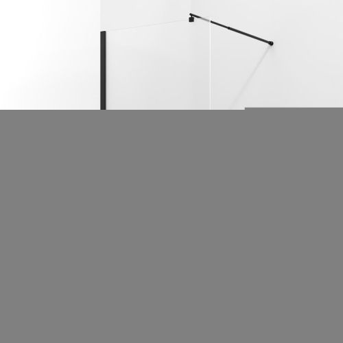 Душевая перегородка Wasserkraft Rur 30W 30W46MB-MG 110х200 стекло матовое профиль черный - фото 3