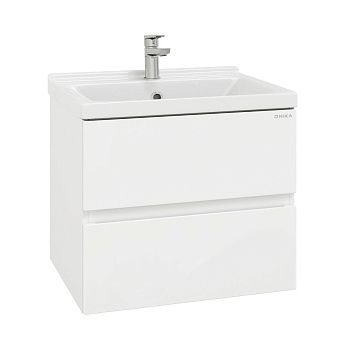Тумба под раковину Onika Эвада 106156 60х40 подвесная цвет белый