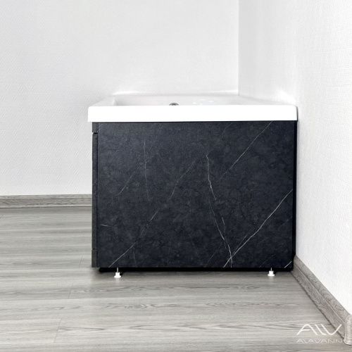 Экран под ванну Alavann Rita 75 см ALV0768004 торцевой МДФ черный - фото 3