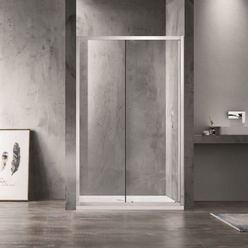 Душевая дверь Azario MILTON AZ-ND6121 1200 120х200 стекло прозрачное профиль серебро - фото 2