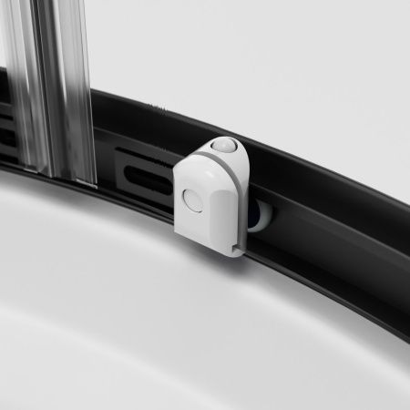 Душевой уголок Am.Pm X-Joy W88E-205-080BT64 80х80 стекло прозрачное профиль черный с поддоном