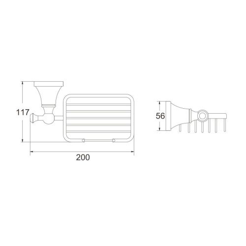 Мыльница Rose RG19T RG1904T - фото 3