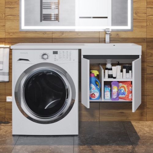 Тумба с раковиной Uperwood Magenta 52930205151 120х50 цвет белый - фото 4