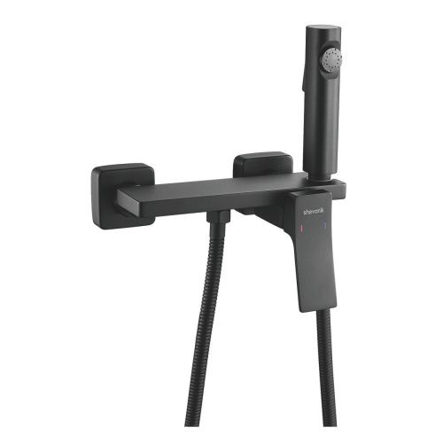 Гигиенический душ со смесителем Shevanik S6105H-1 черный - фото 2