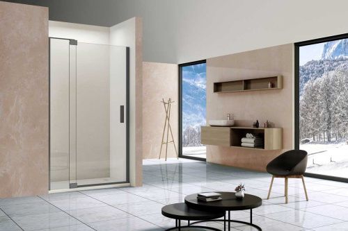 Душевая дверь Vincea Extra VDP-1E1112CLGM 120х200 стекло прозрачное профиль вороненая сталь - фото 2