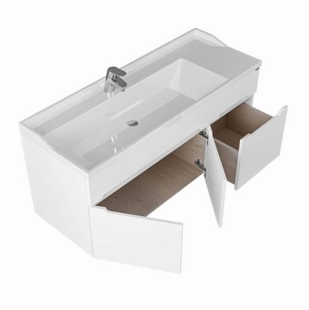 Тумба под раковину СанТа Лондон 224032 120х40 подвесная цвет белый