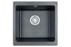 Кухонная мойка Granula 4451, ШВАРЦ 45х45 цвет черный поверхность матовая