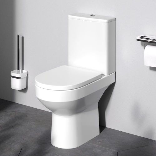 Унитаз напольный с бачком Am.Pm Spirit V2.0 C708600WH белый без сиденья безободковый каскадный смыв