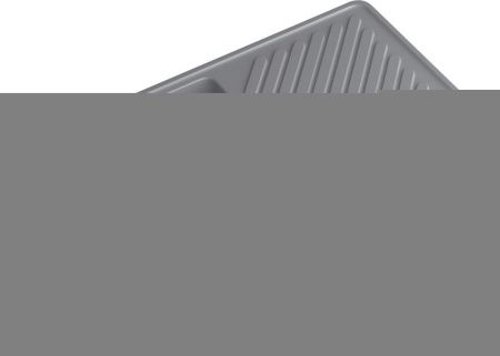 Кухонная мойка Granfest Quarz 53 темно-серый 85х50 цвет серый поверхность матовая