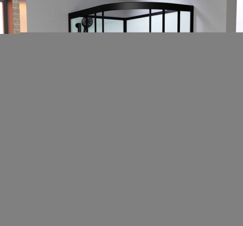 Душевая кабина Frank 814014 100х80 асимметричная без крыши ориентация левая - фото 3