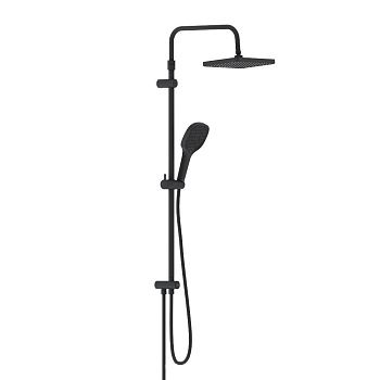 Душевая стойка Damixa Merkur 940000300 настенная цвет черный