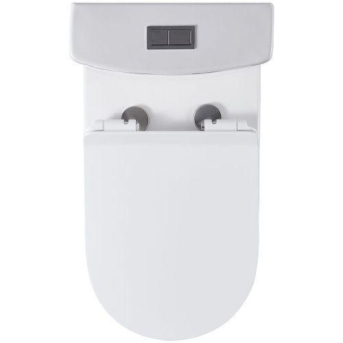 Унитаз напольный с бачком Orange C07-050W белый с сиденьем микролифт безободковый смыв торнадо - фото 4