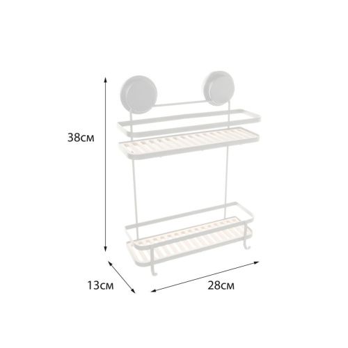 Полка в ванную комнату Fixsen Magic FX-930B-2 - фото 4