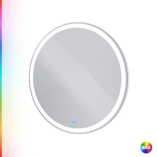 Зеркало с подсветкой Cezares CZR-SPC-MC-800-RGB-TCH 80х80 подвесное - фото 3