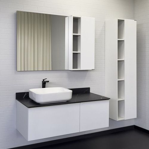 Тумба с раковиной Comforty Милан 00-00014006CF 120х50 подвесная цвет белый - фото 4