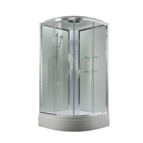 Душевая кабина AvaCan EM EM3011T 110х110 четверть круга с крышей ориентация универсальная - фото 3