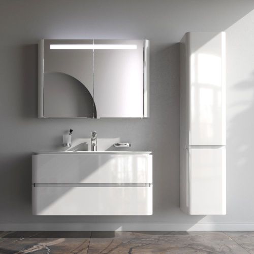 Тумба под раковину Am.Pm Sensation M30FHX1002WG 100х50 подвесная цвет белый - фото 5