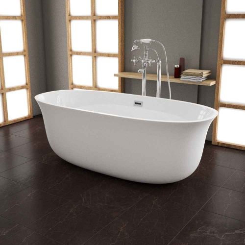 Ванна акриловая Grossman Galaxy GR-1201 170х75 отдельностоящая овальная с каркасом - фото 2