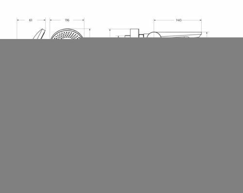 Смеситель Cezares LUX LUX-VD-01 настенный хром - фото 4